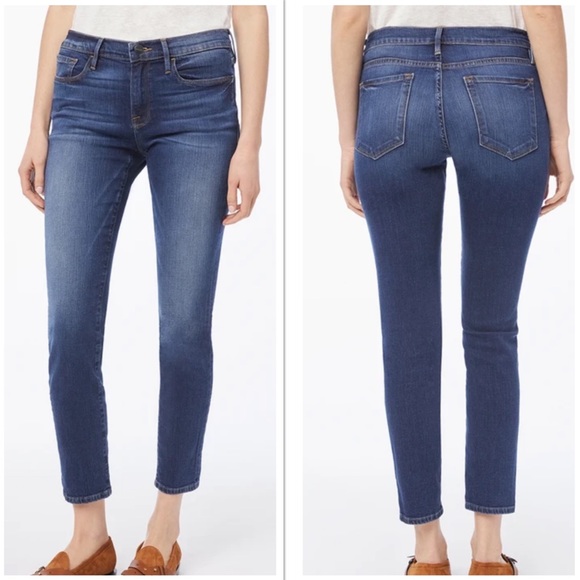 Frame Denim La Garçon Cropped Jeans - Picture 1 of 11